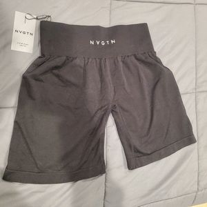 Never worn size Medium NVGTN black biker shorts